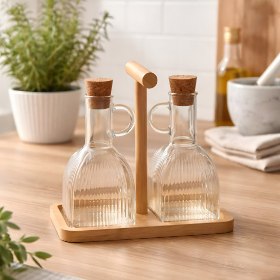 Glass Oil Dispenser - 2 Pcs